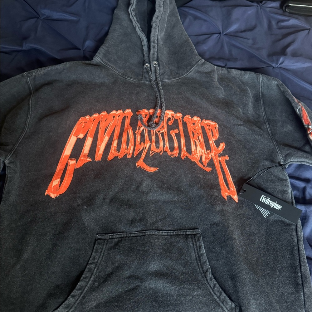 Civil regime vintage hoodie
